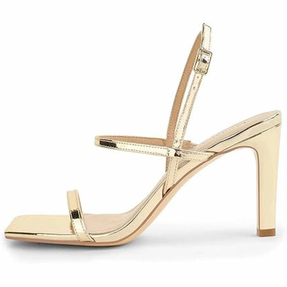 Women's Ankle Strap Open Toe Heel Sandals