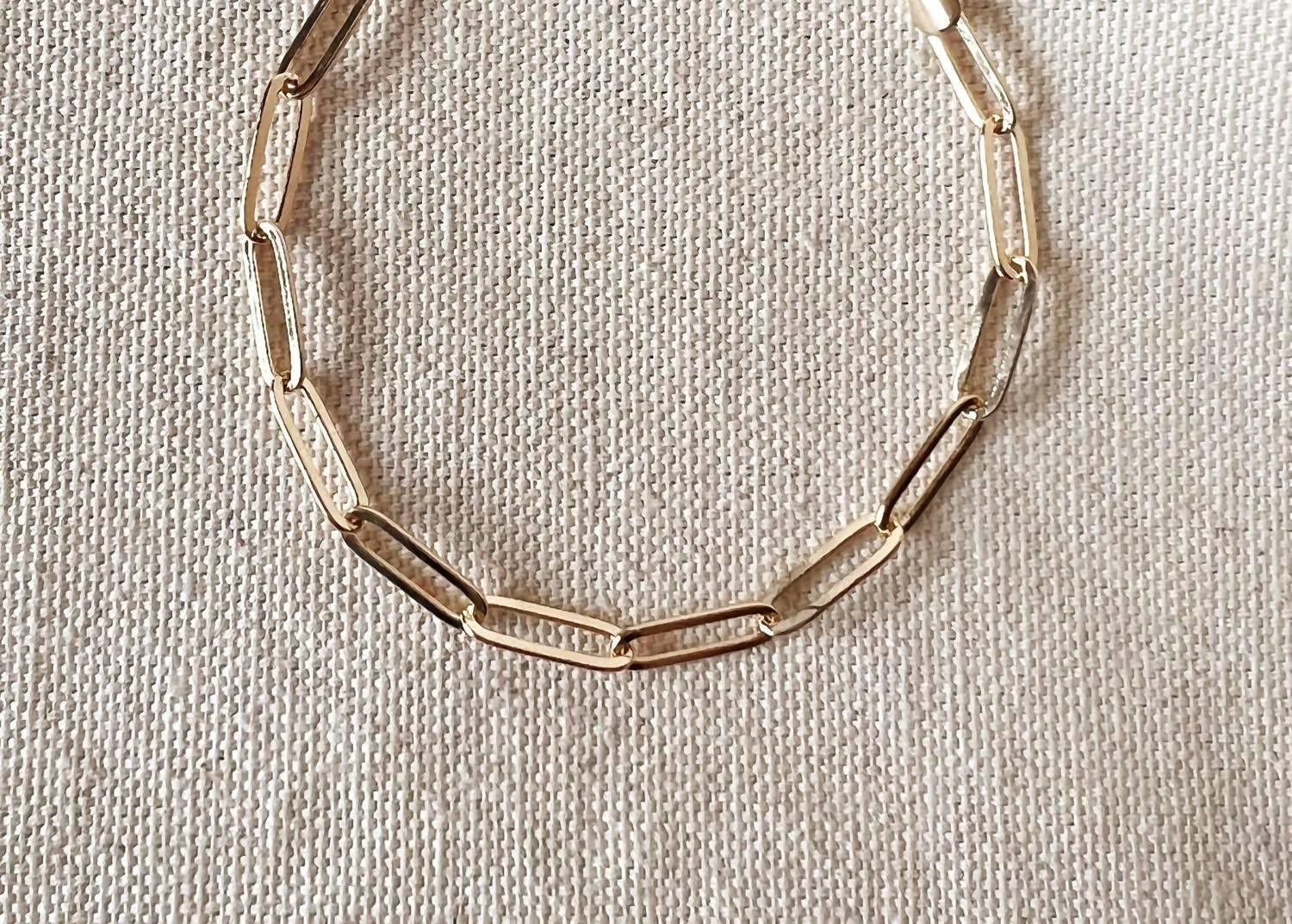 GoldFi - Women's Paperclip Bracelet - Rack Hunt