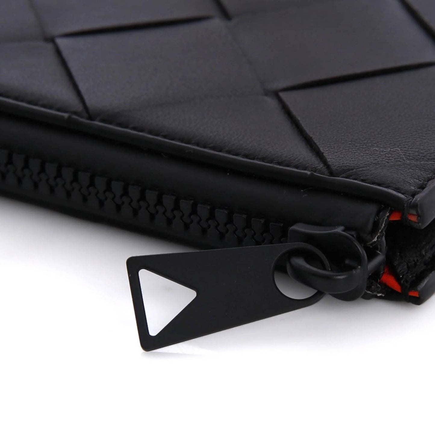 Unisex Zipper Around Leather Wallet