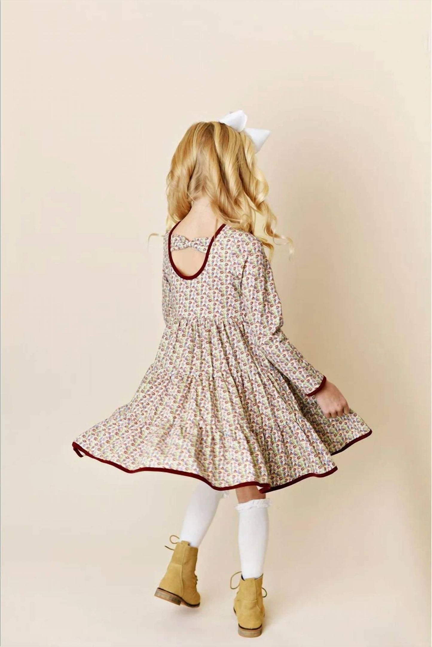 Girl's Floral Dainty Dress