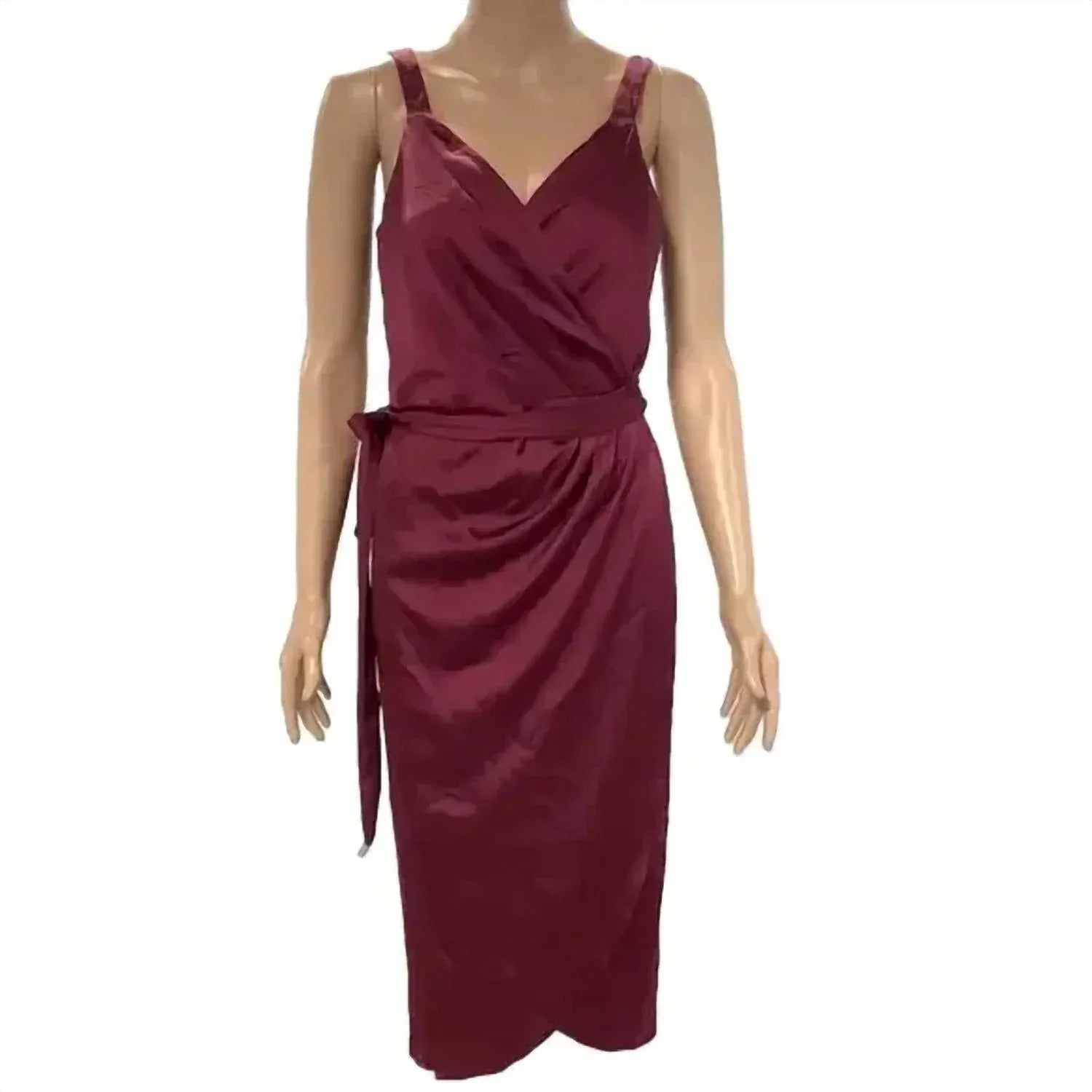 White House Black Market - Women's Drape Wrap Midi Dress - Rack Hunt