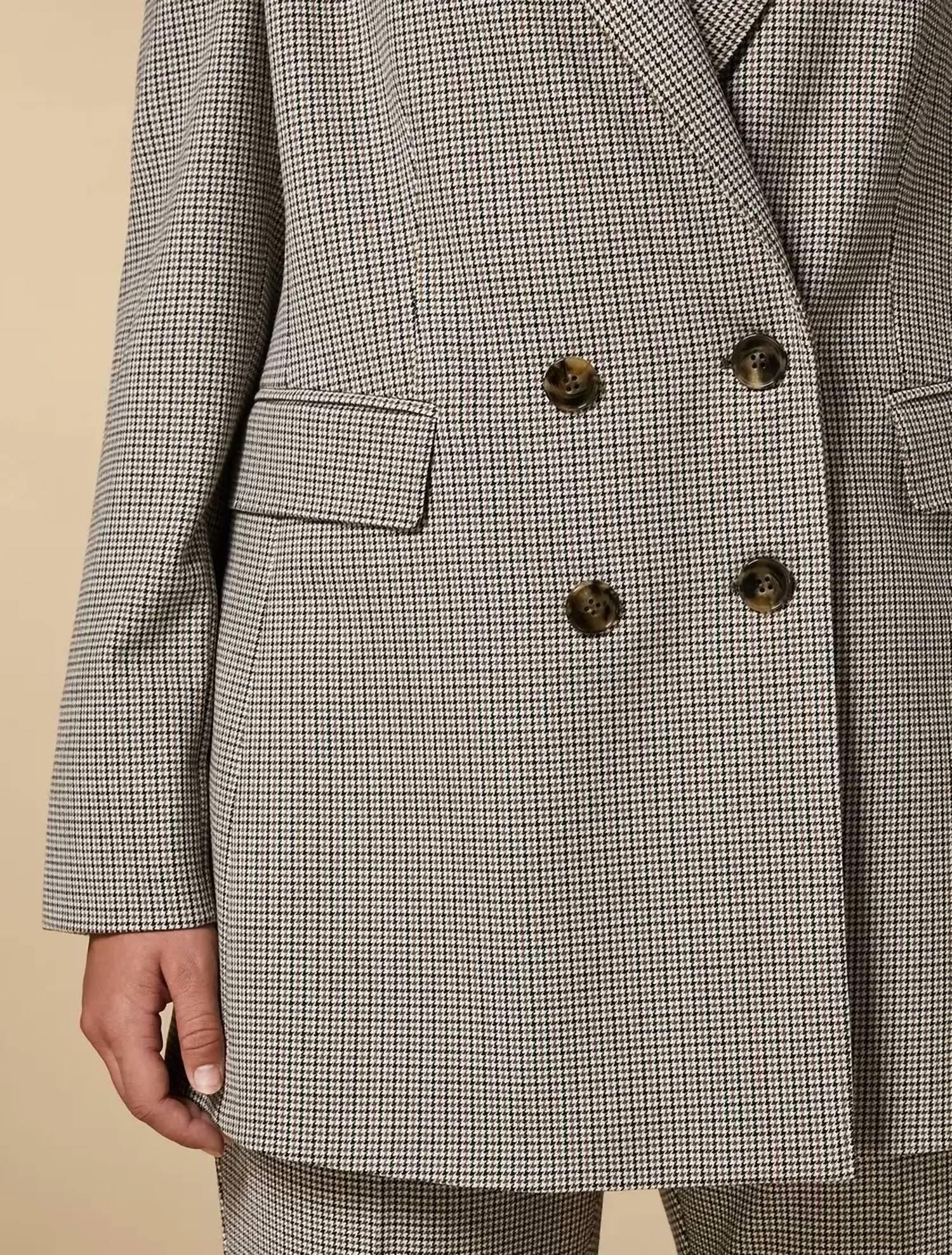 Marina Rinaldi - Castagna Double Breasted Coat - Rack Hunt
