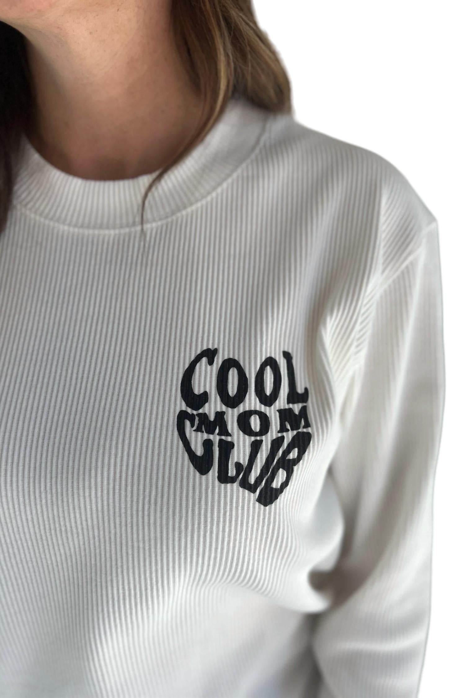 Boat House Apparel - Cool Mom Club Ribbed Sweatshirt - Rack Hunt -