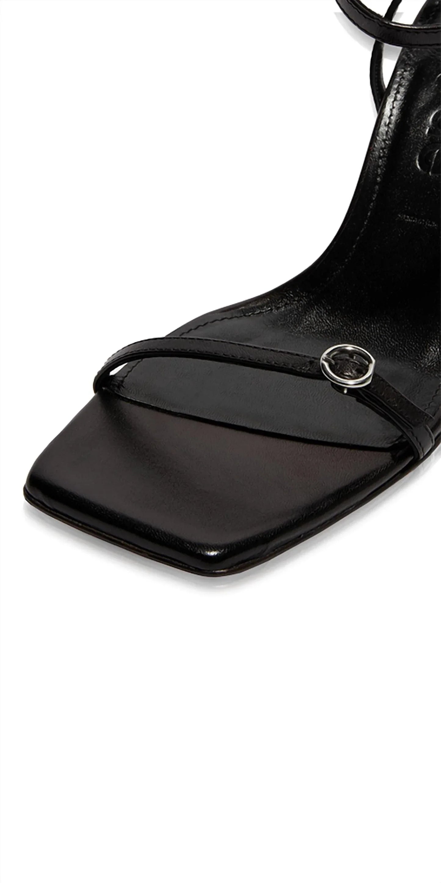 Aeyde - Women's Hallie Leather Heeled Sandals - lifestyle view - Rack Hunt