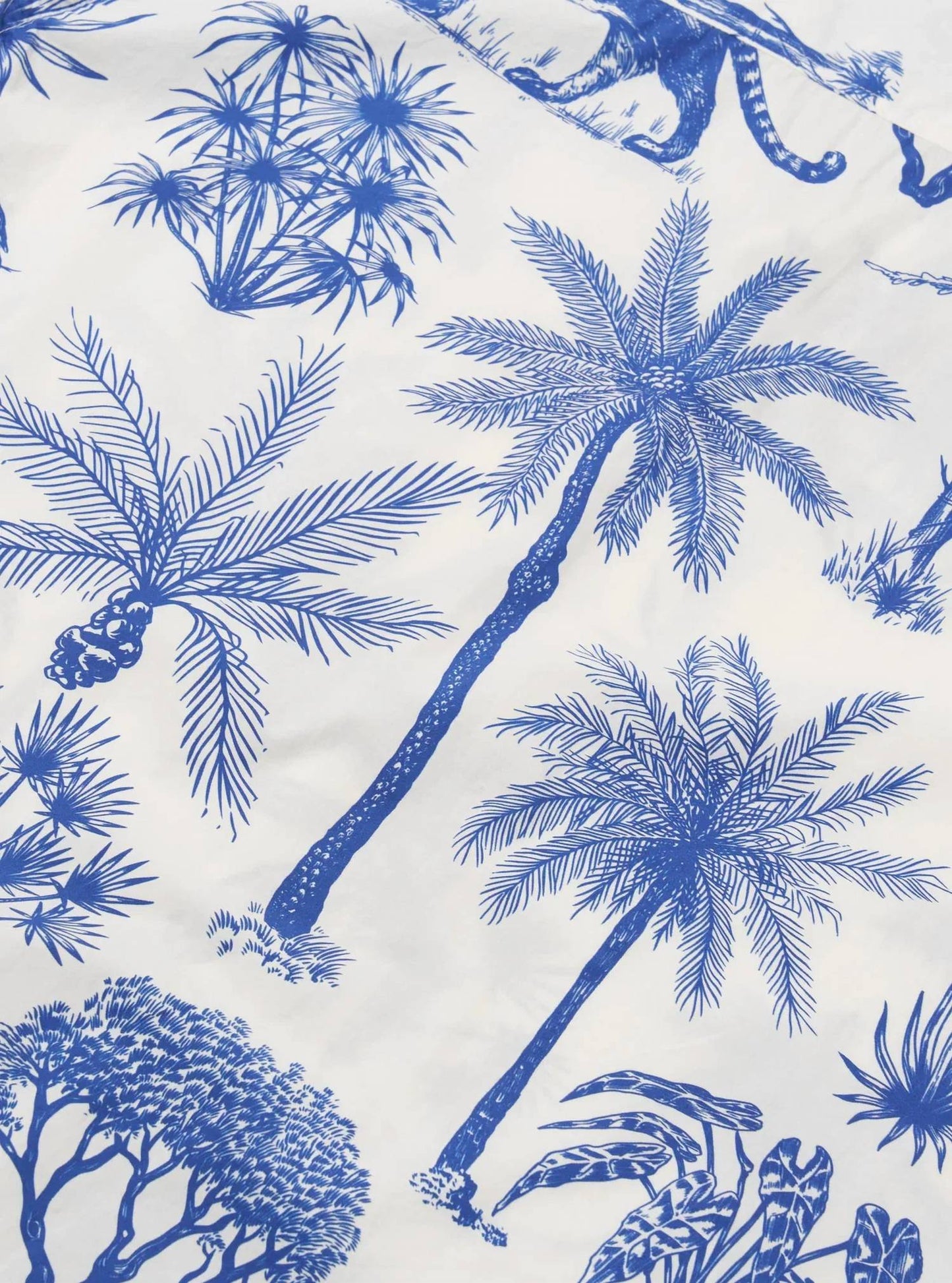Jungle Toile Poplin Camp Shirt