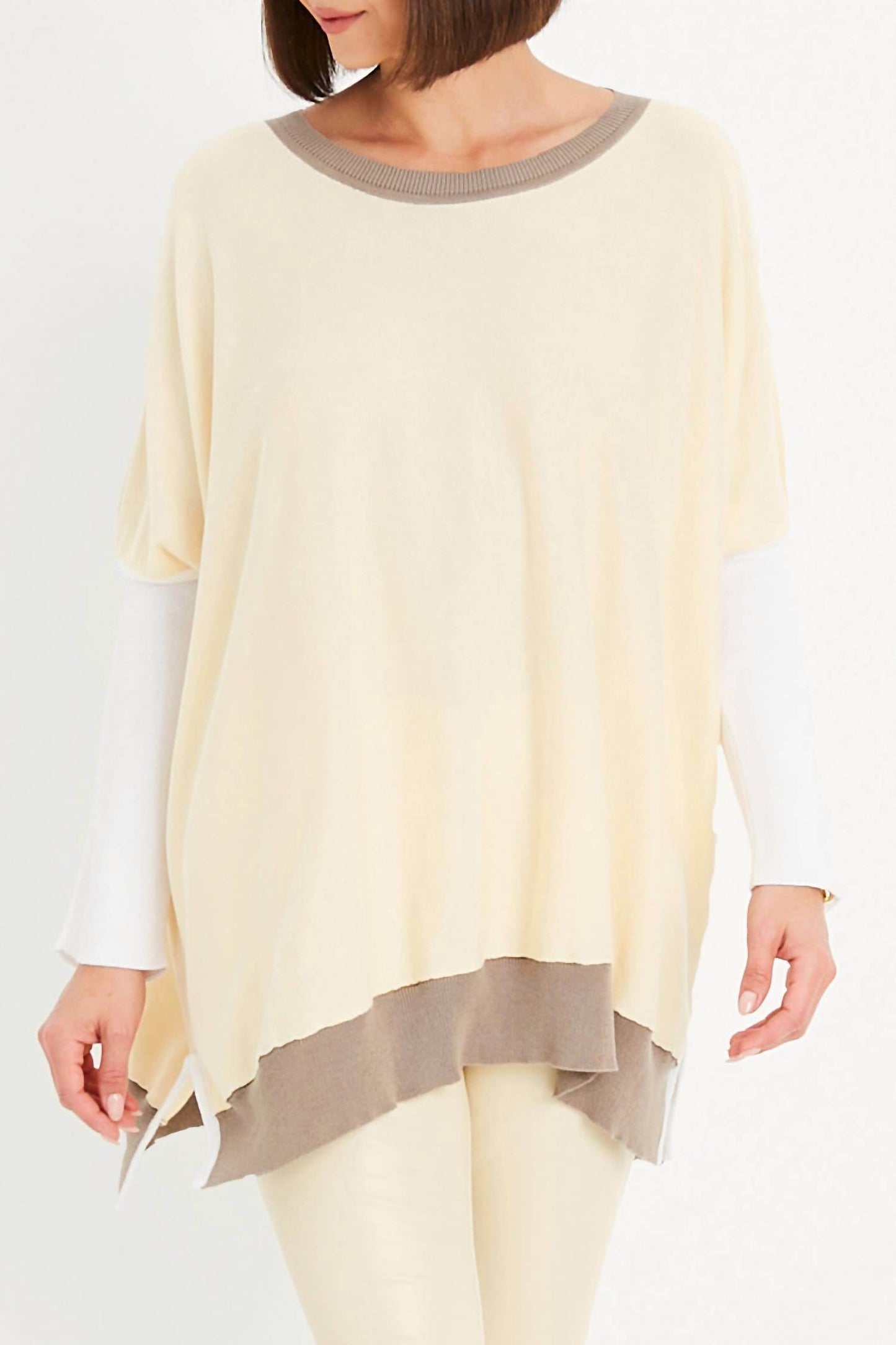 Pulled Planet - Color Block Crewneck Sweater - Rack Hunt -