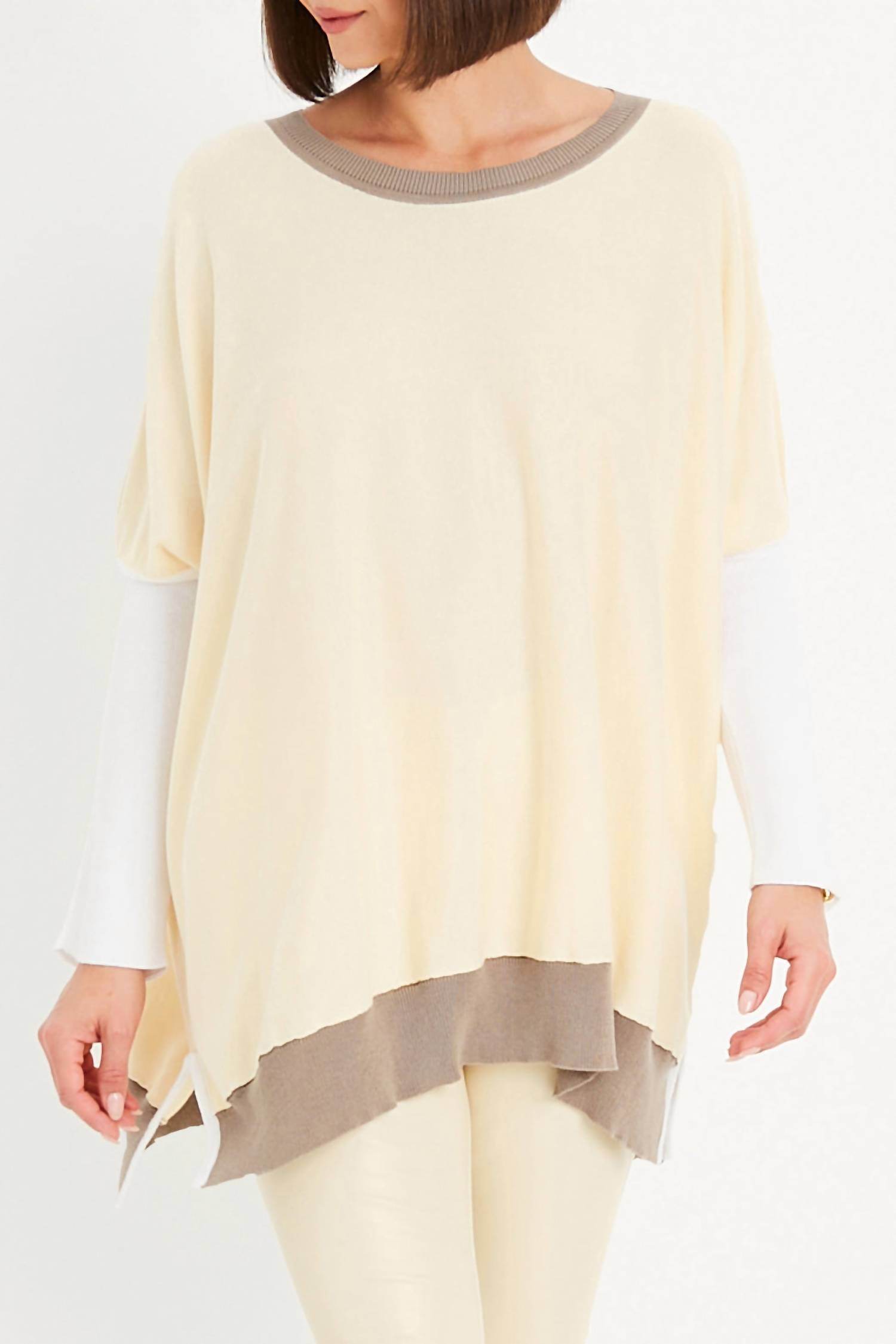 Pulled Planet - Color Block Crewneck Sweater - Rack Hunt -