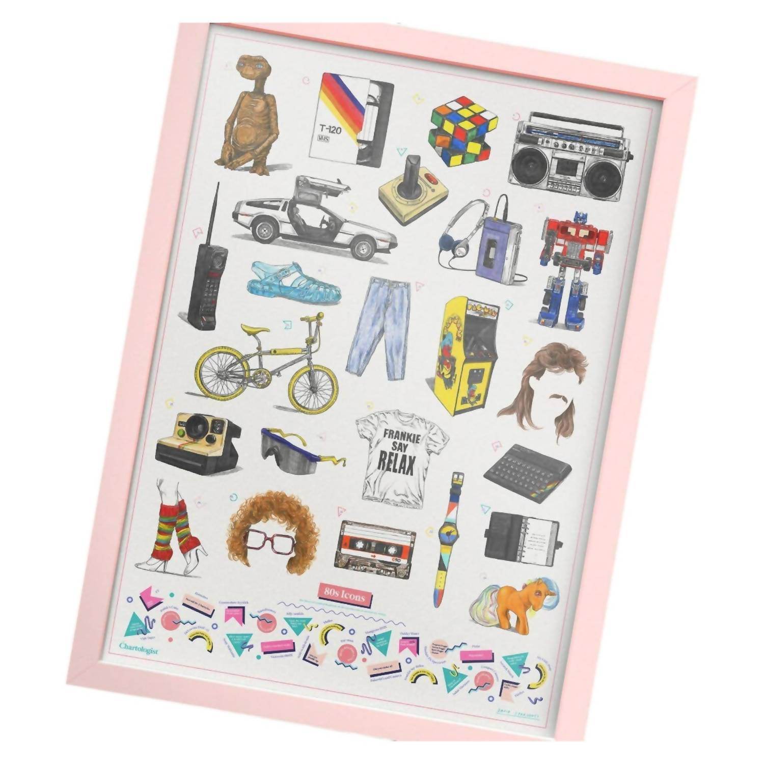 Suck UK - The Chartologist - 80's Icons - Rack Hunt -