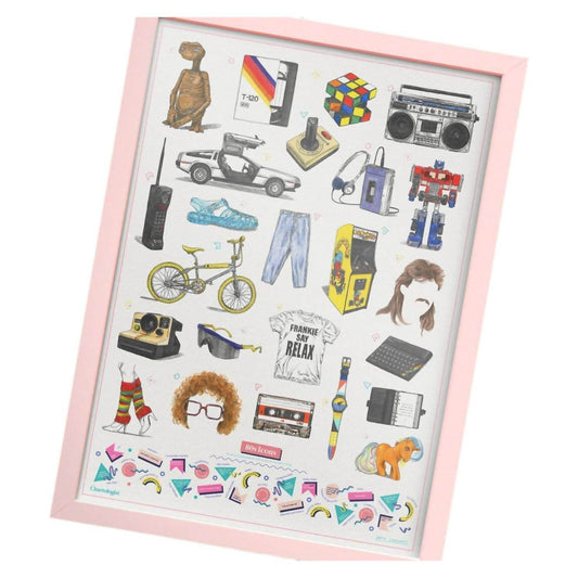 Suck UK - The Chartologist - 80's Icons - Rack Hunt -