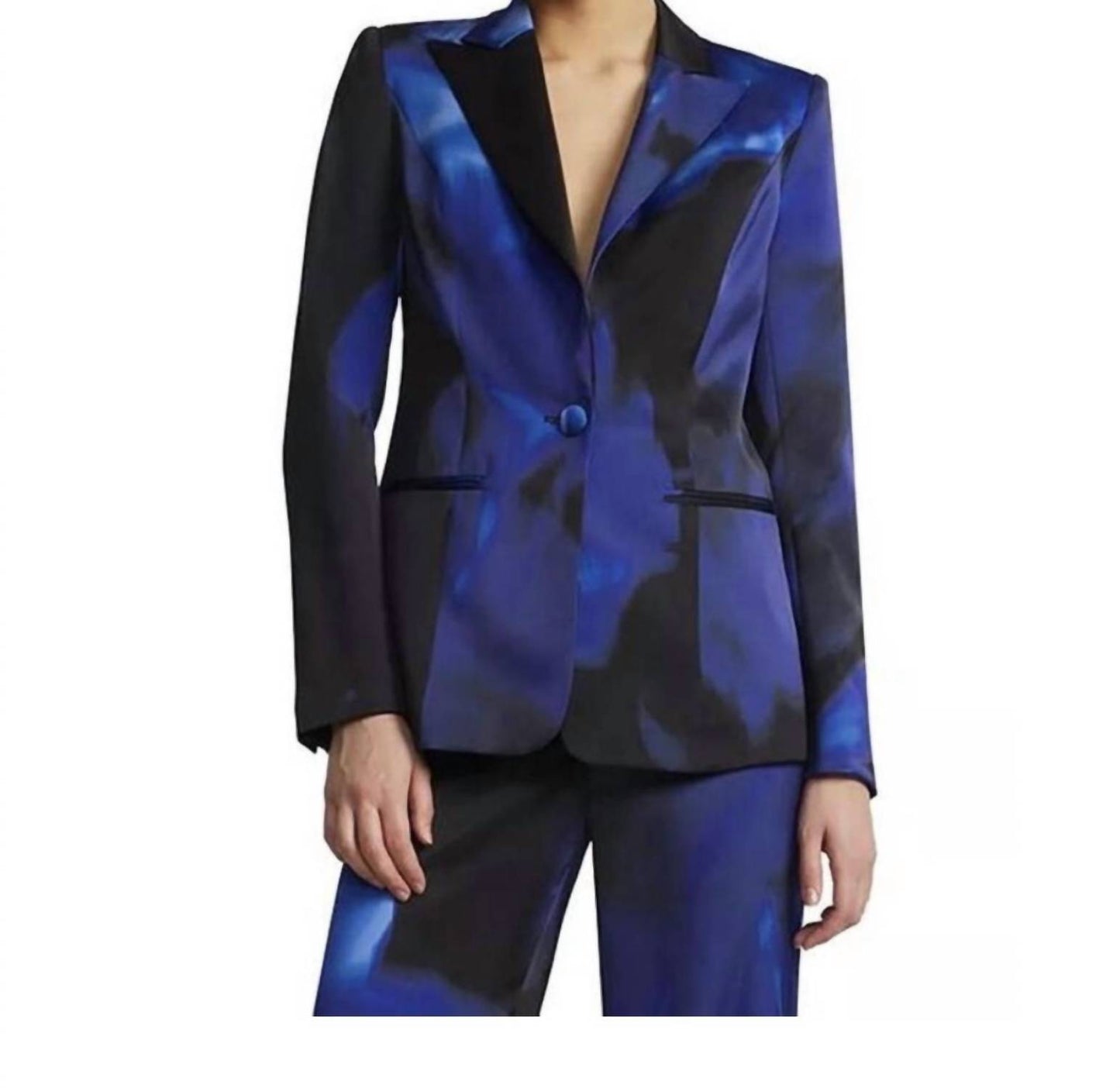 Printed Blazer and Matching Relaxed Pantsuits