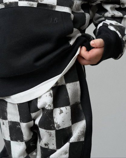 Kid's Checkered Sweatpants