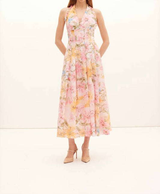 Gladioli Halter Gown