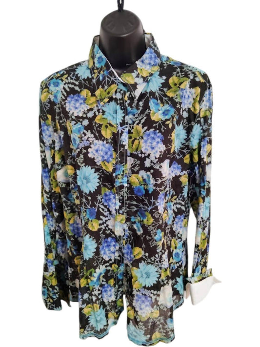 George Roth - Women's Floral Cotton Blouse - Rack Hunt -