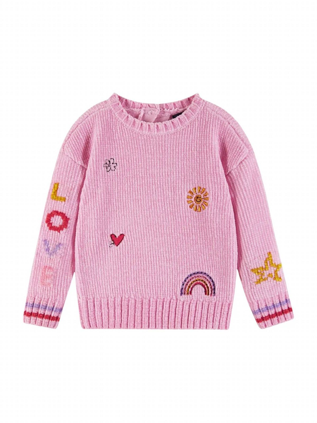 Kid's Chenille Sweater & Printed Legging Set