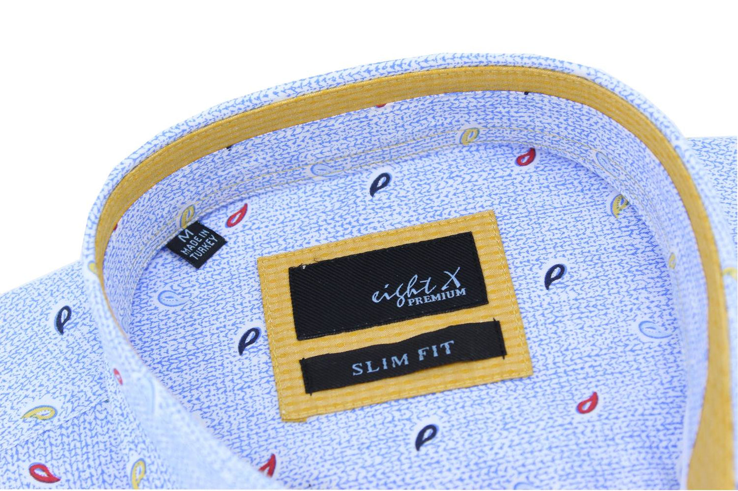 Tri-color Paisley Short Sleeve Shirt