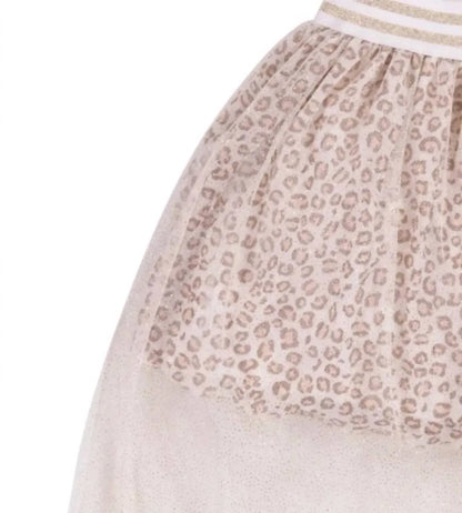 EMC - Girl's Glitter Tulle Chiffon Leopard Skirt - Rack Hunt