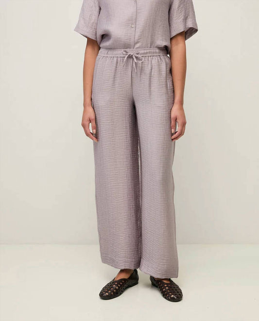 Greta Flowy Wrinkle Effect Wide Leg Pants