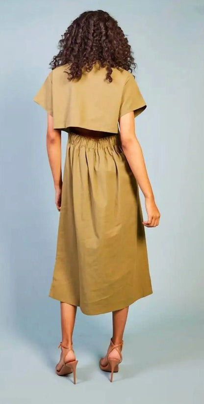 Ellia Boutique - Baloot Cotton Midi Dress - Rack Hunt