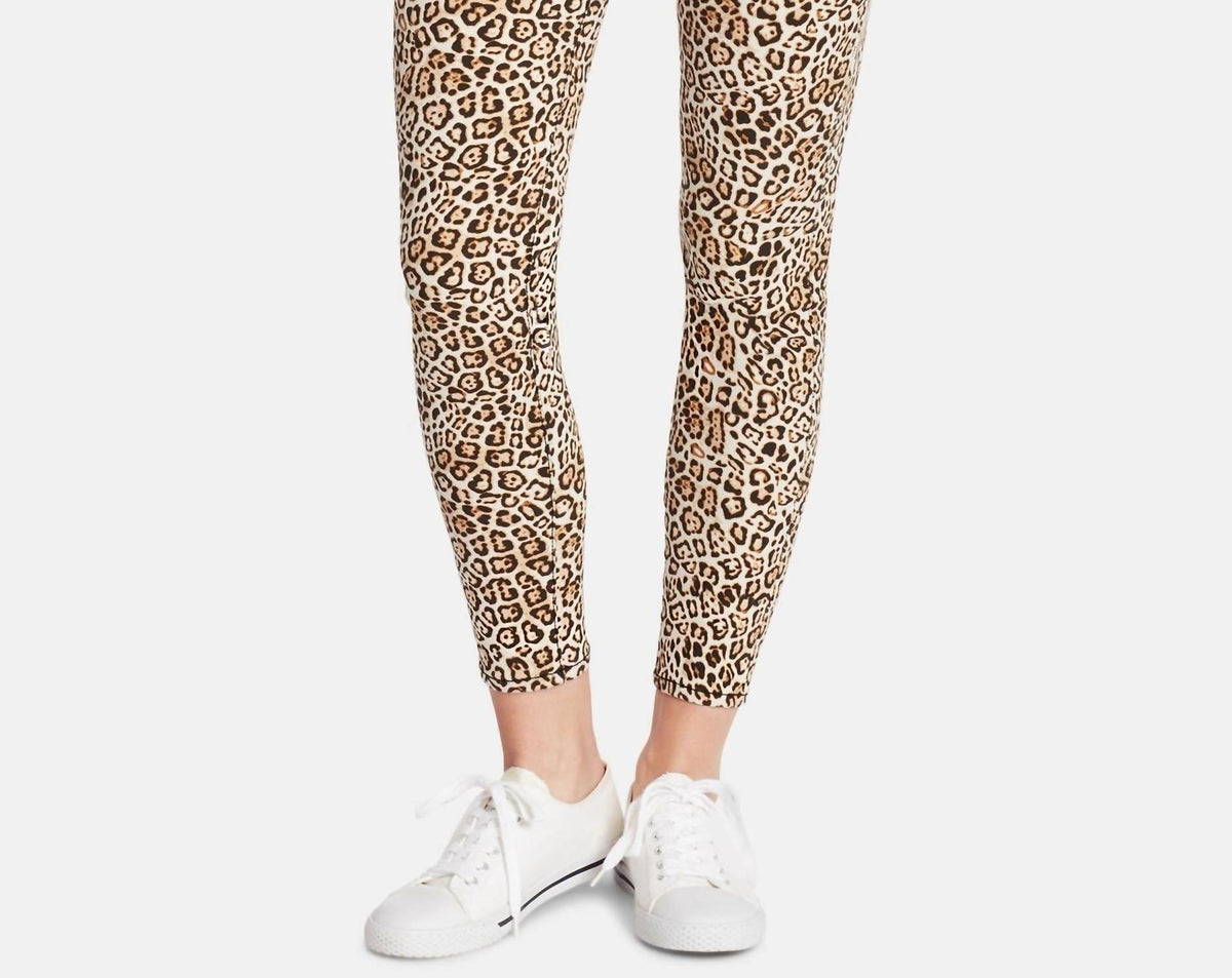 Animal Printed Ankle Skinny Jeans