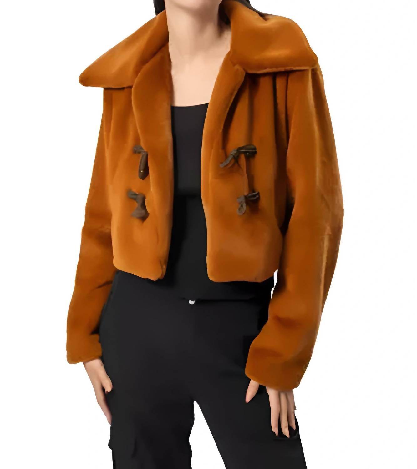 Area Stars - ABI FAUX FUR JACKET - Rack Hunt -