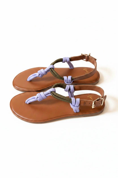 Women's Leather Rope Comfort Sandals