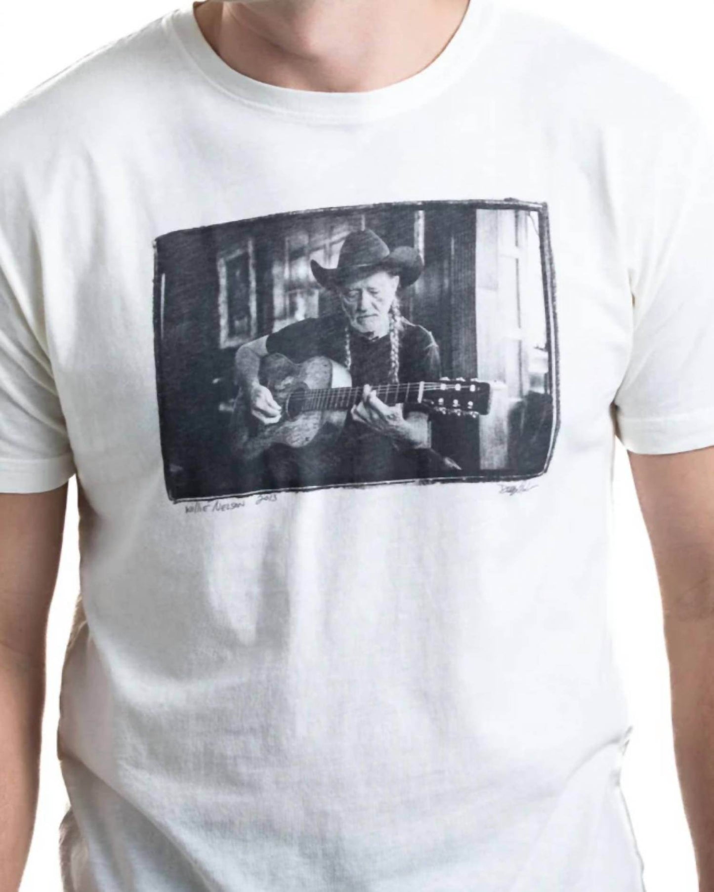Clinch Collections - Short Sleeve Crewneck Willie Nelson Snapshot Tee - Rack Hunt