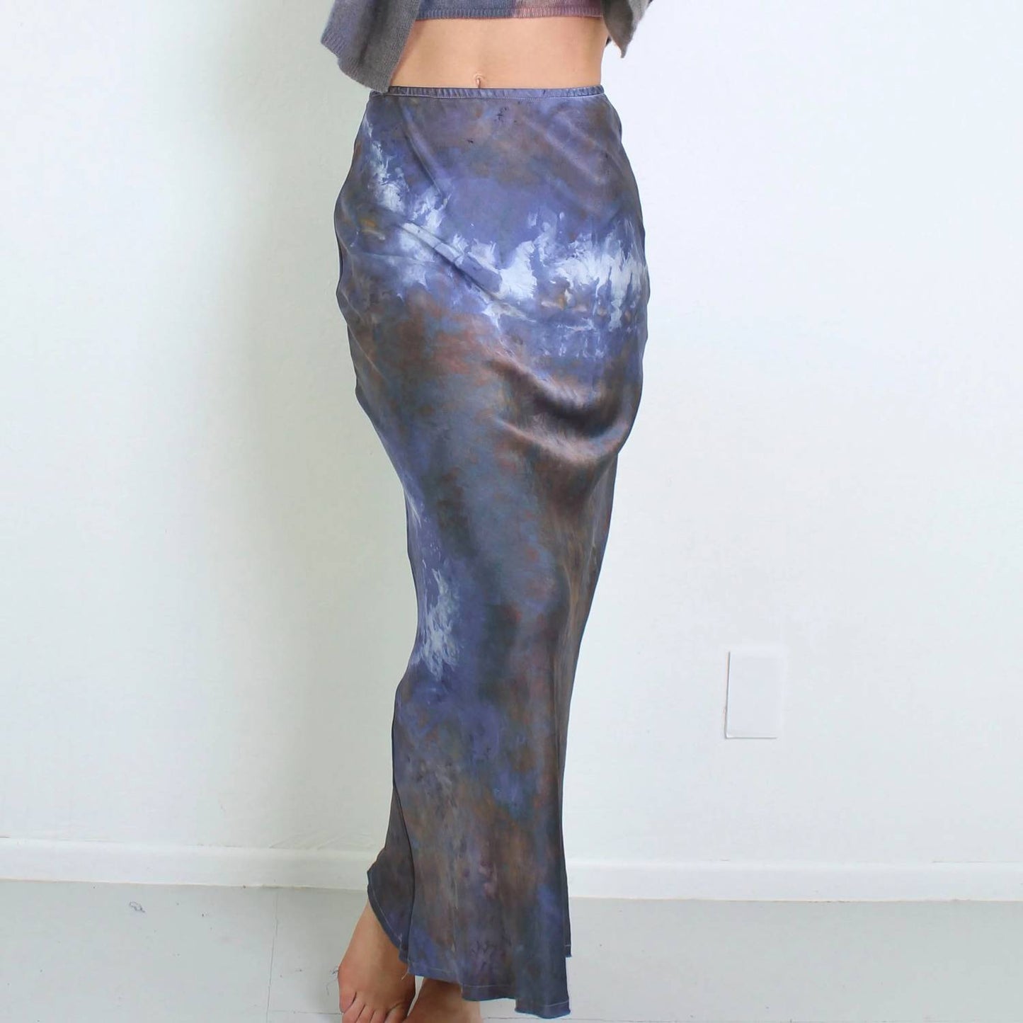 Silk Siren Bias Maxi Skirt