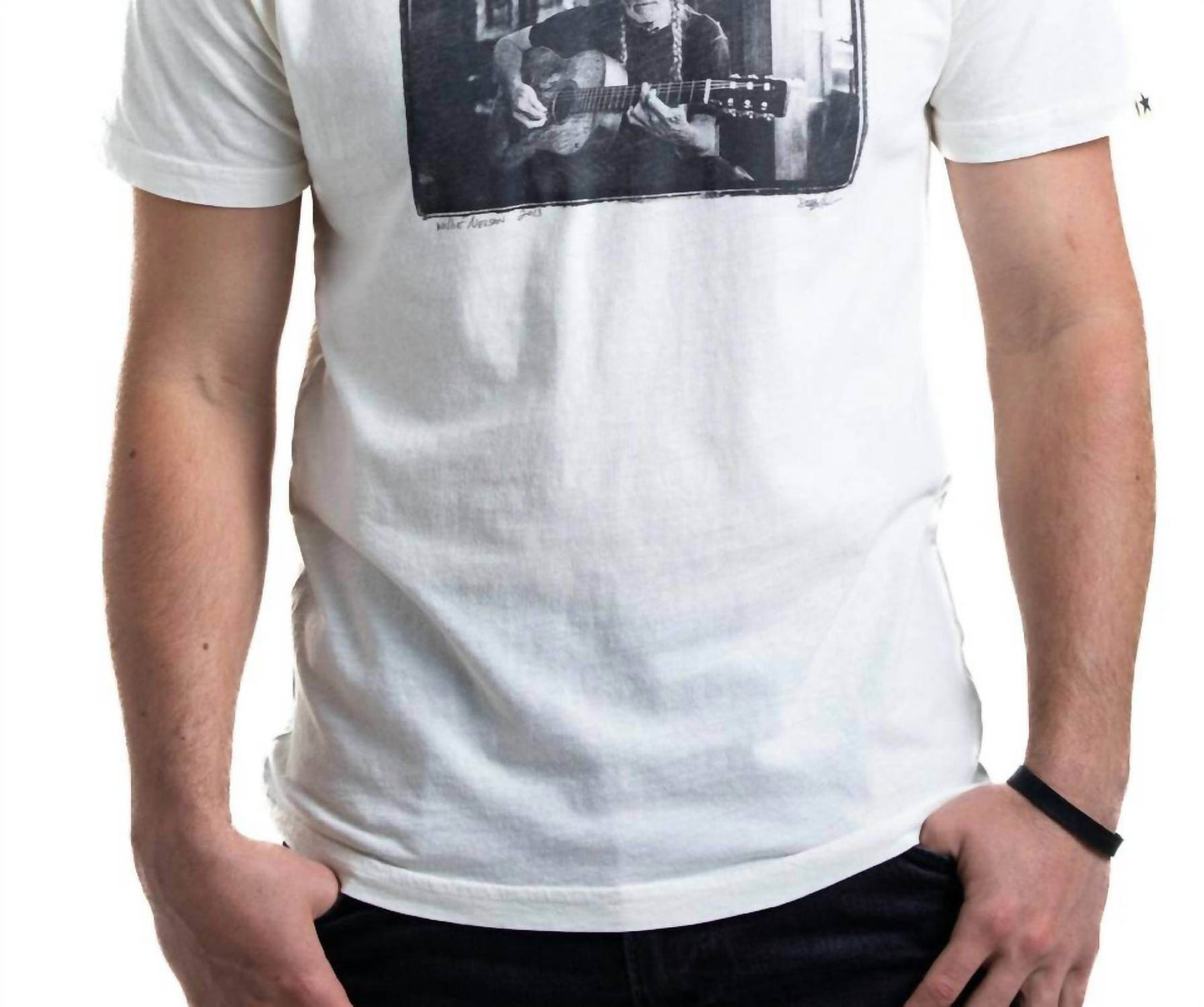 Clinch Collections - Short Sleeve Crewneck Willie Nelson Snapshot Tee - Rack Hunt