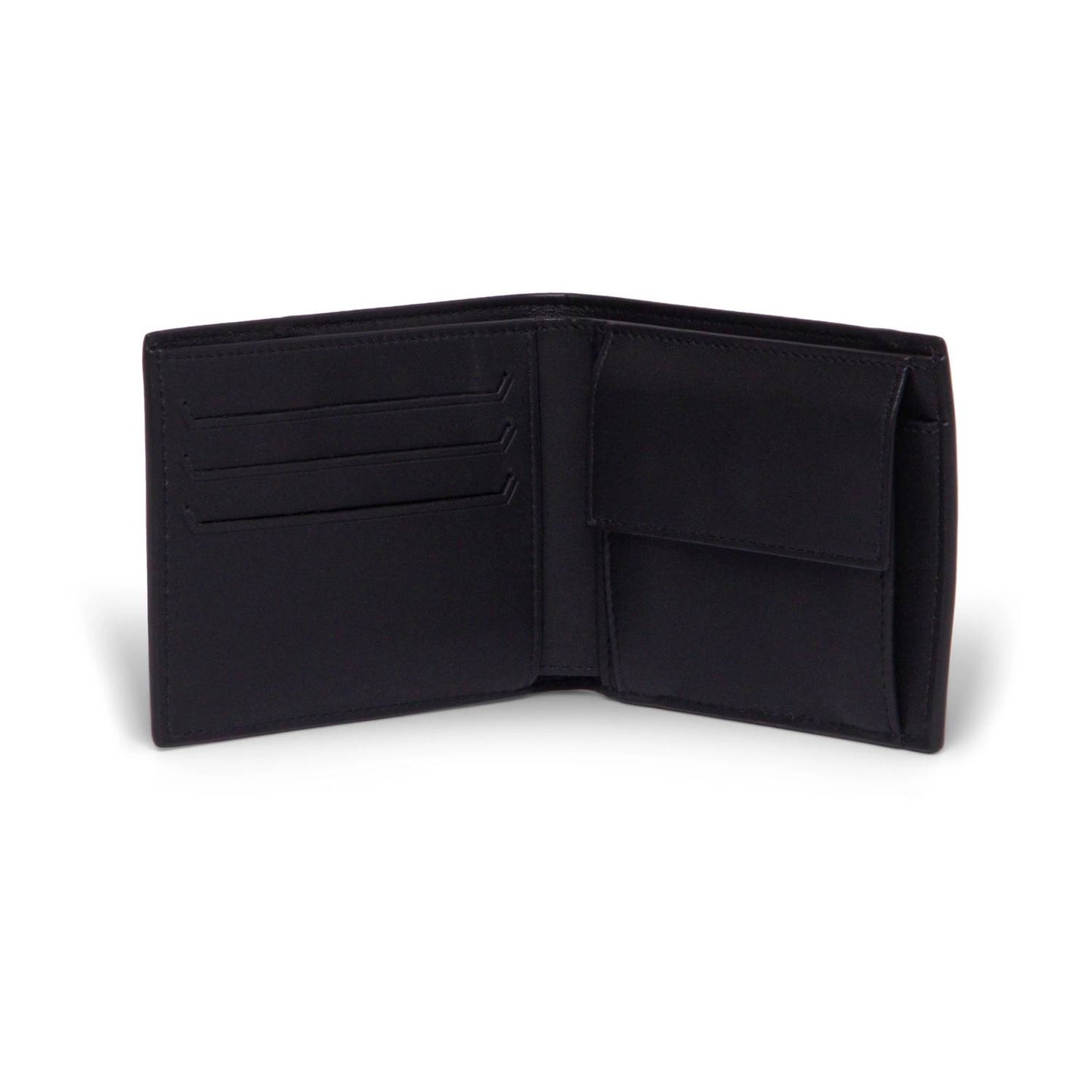 Men's Logo Embossed Two Tone Bi-fold Wallet