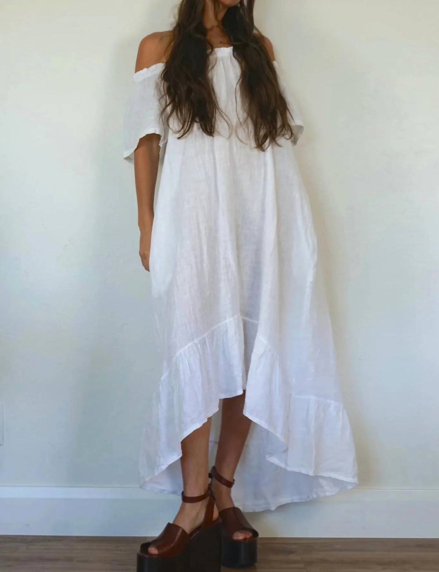 Florence Off The Shoulder Midi Dress