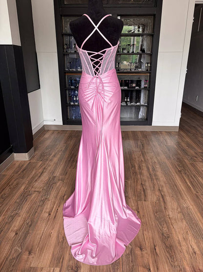 Women's Spaghetti Straps Mermaid Dress