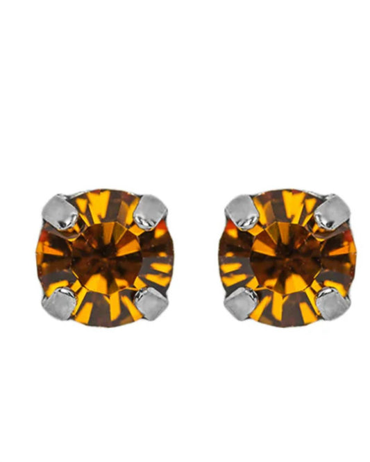 Women's Topaz Stud Earrings