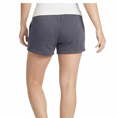 Camp Fleece Elastic Drawstring Waist Shorts - Plus
