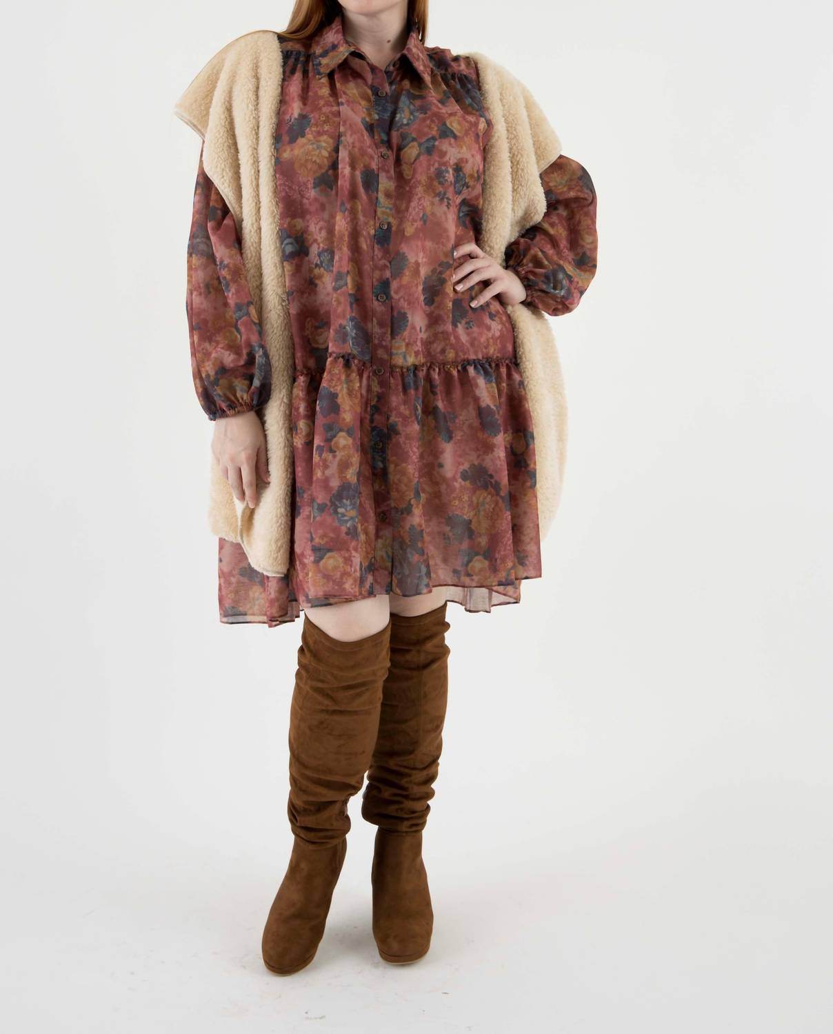 Sante Grace - Sarah Cotton Voile Tunic Dress - Rack Hunt -