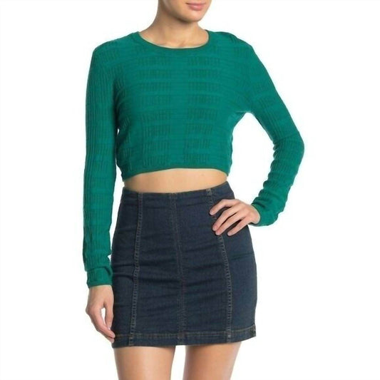 BCBGeneration - Textured Crop Sweater - Rack Hunt -