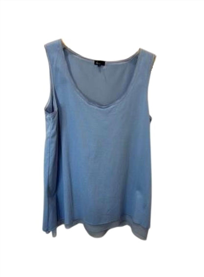 Women Mix Media Tank Top