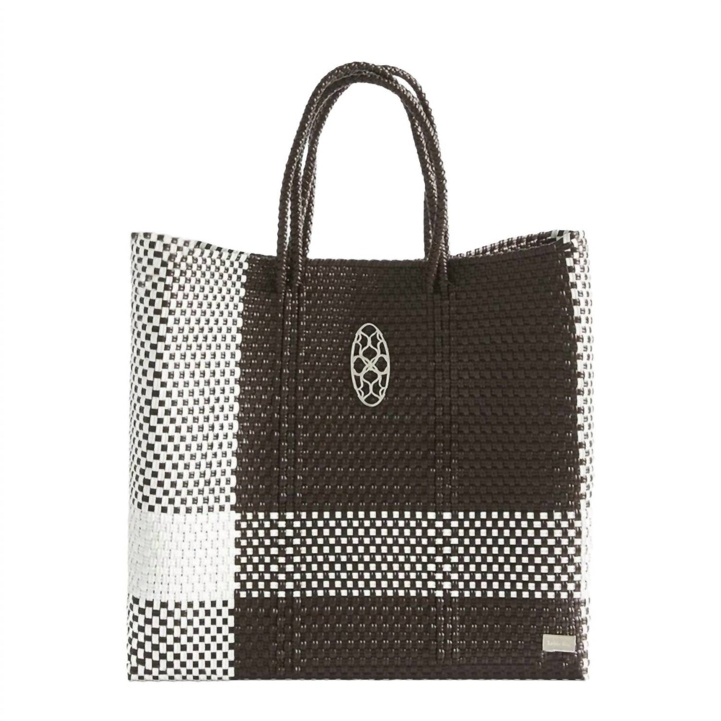 Women's Medium Woven Shoulder Strap Tote Bag