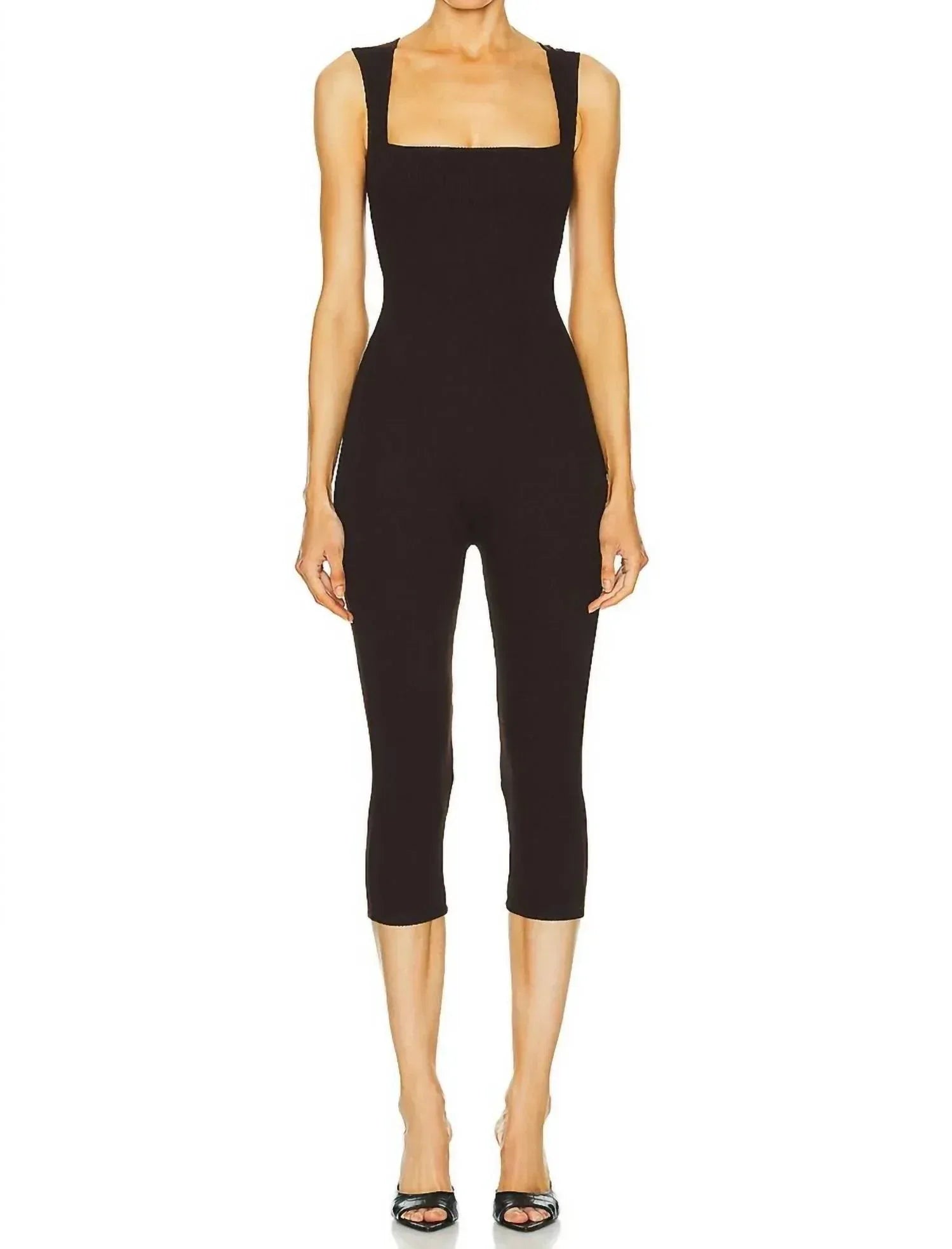 Sans Faff - Women's Bell Pedal Pusher Jumpsuit - Rack Hunt