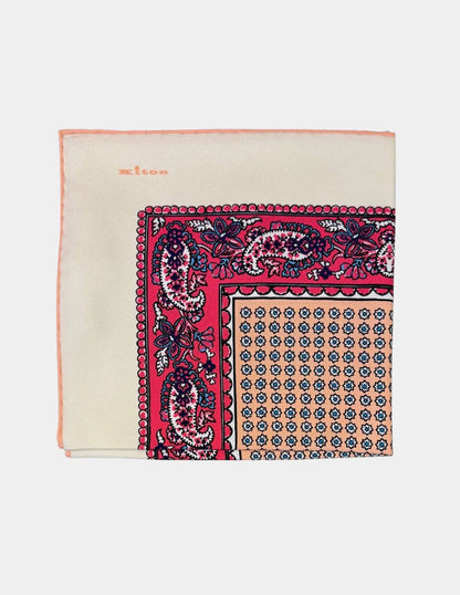 Silk Paisley Pocket Square