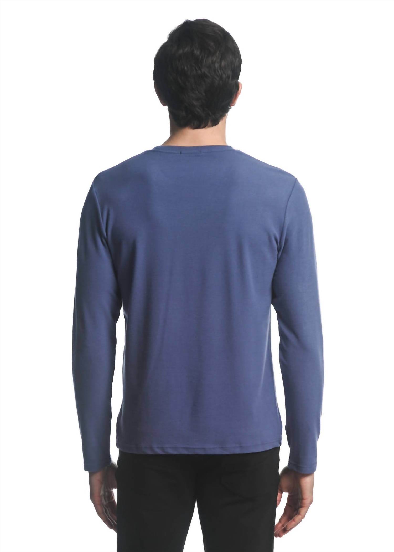 Postmarc - Stretch Knit Long Sleeve Crew Pullover - Rack Hunt