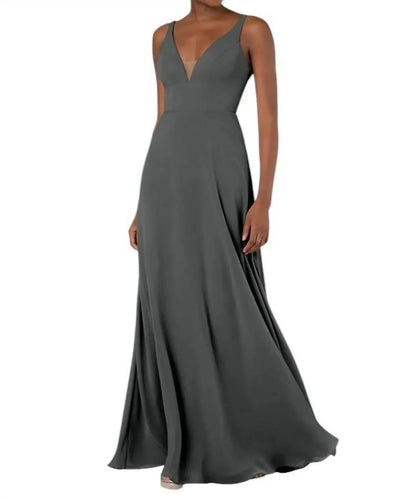 Sorella Vita - Sexy Plunging V-Neckline Bridesmaid Dress - Rack Hunt