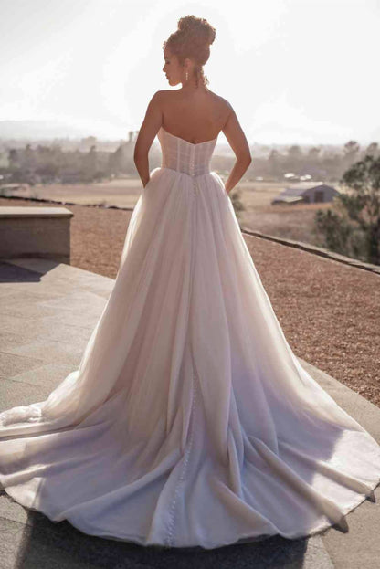 Strapless Wedding Gown