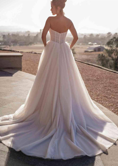Strapless Wedding Gown