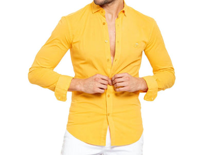 Frog Stretch Button Down Shirt