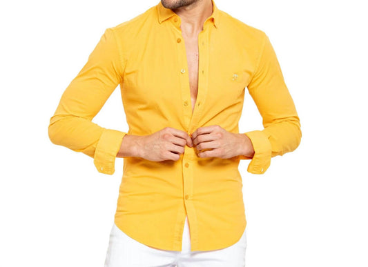 Frog Stretch Button Down Shirt