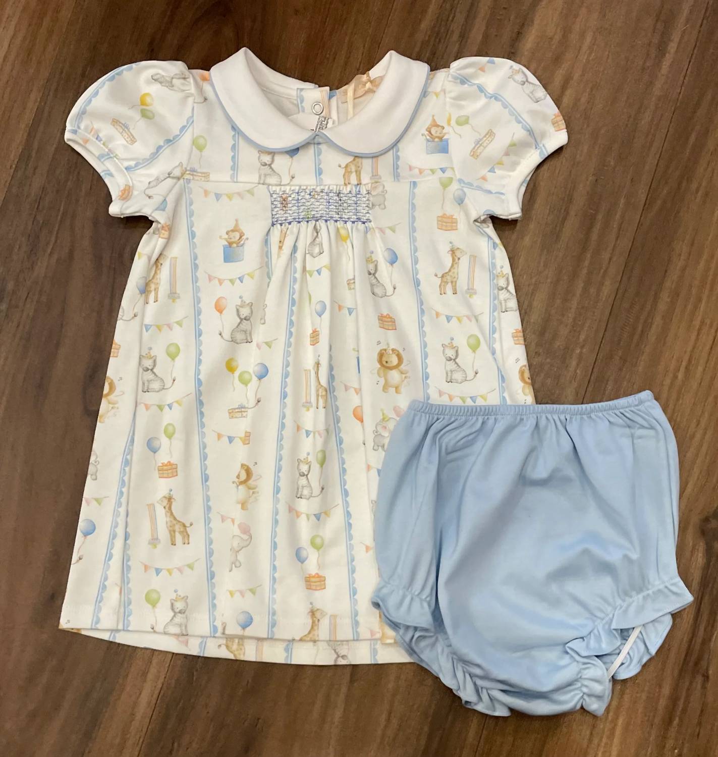 Girl's Sweet Sparkle Smocked Dress