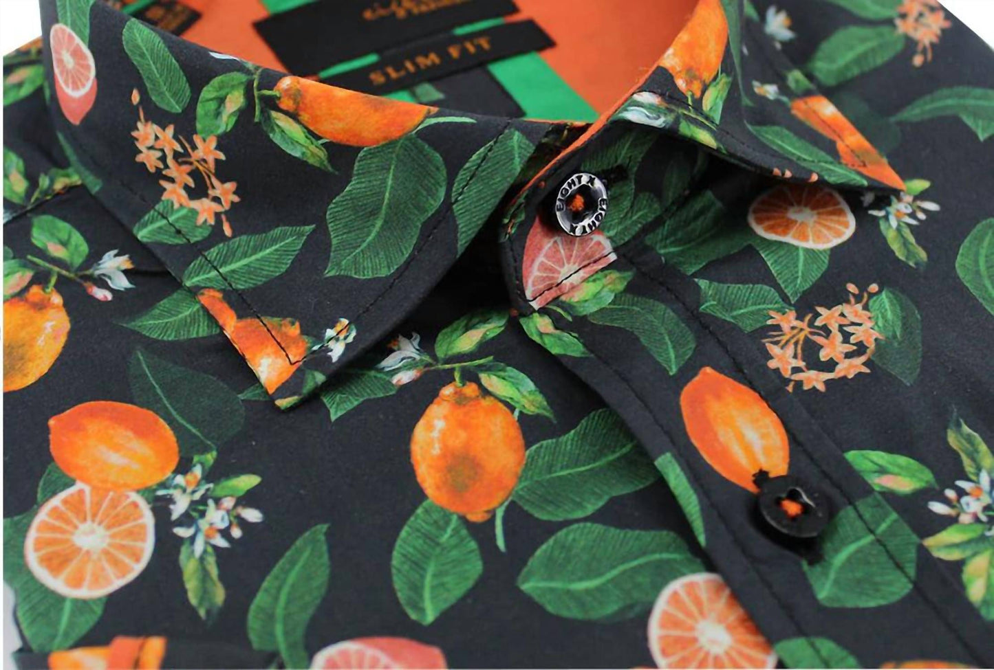Tangelo Melody Print Short Sleeve Shirt