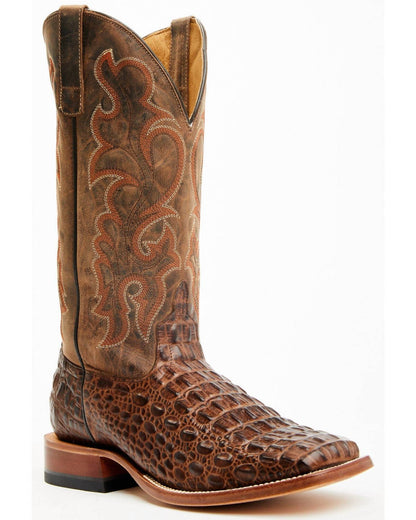 Men's Crocodile Print Western Boots