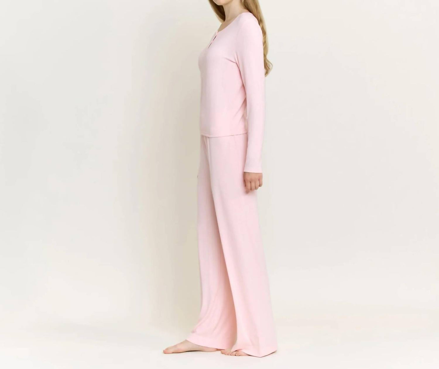 Blissful Long Henley Set