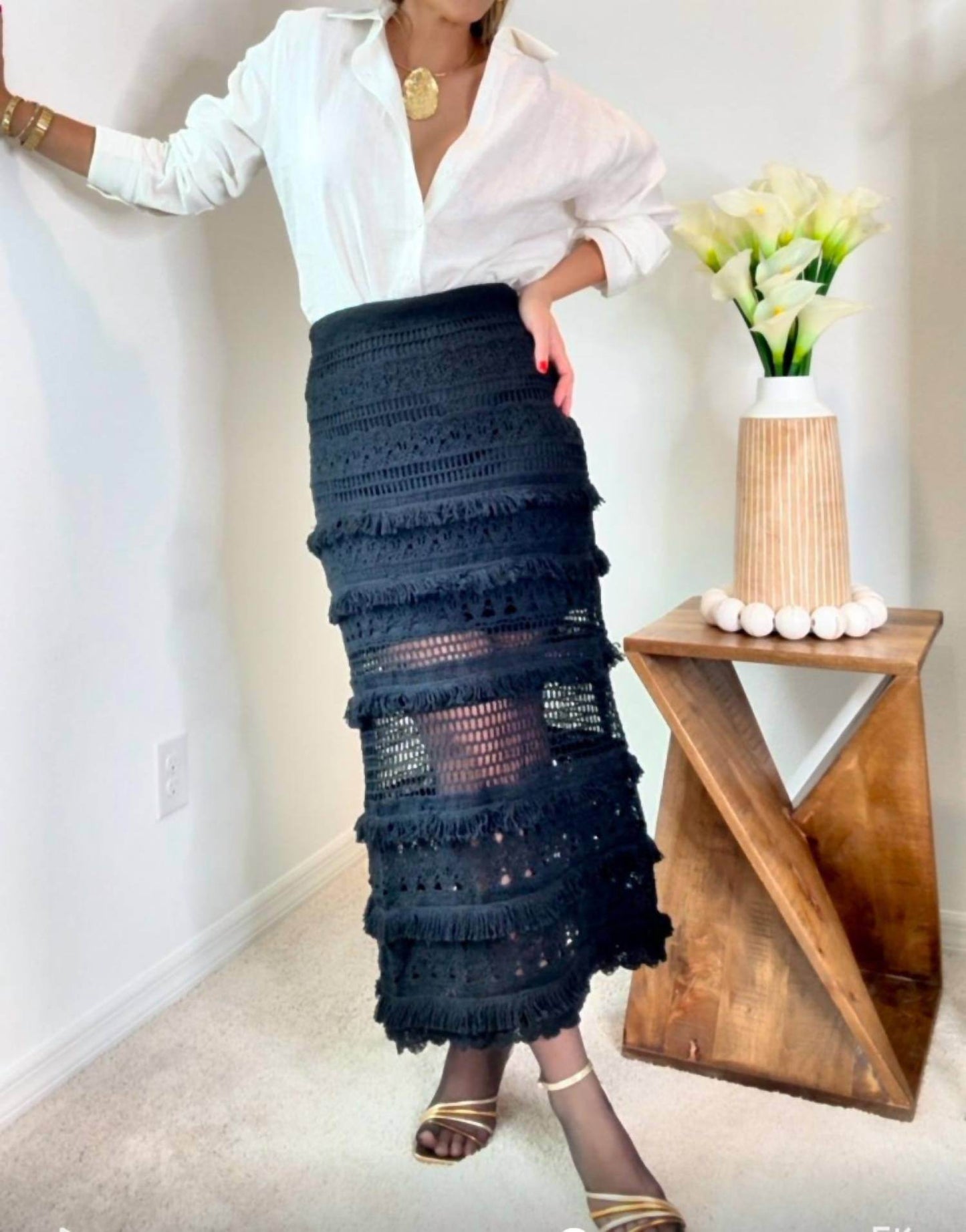 La Chocole - Crochet Hand-made Skirt - Rack Hunt -